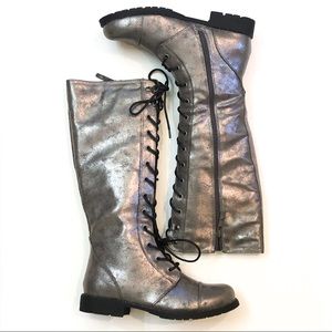 dirty laundry roset tall combat boots